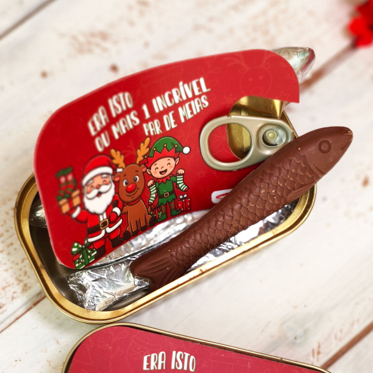 Par de Meias – Sardinhas de Chocolate – Natal 2026 - Image 4